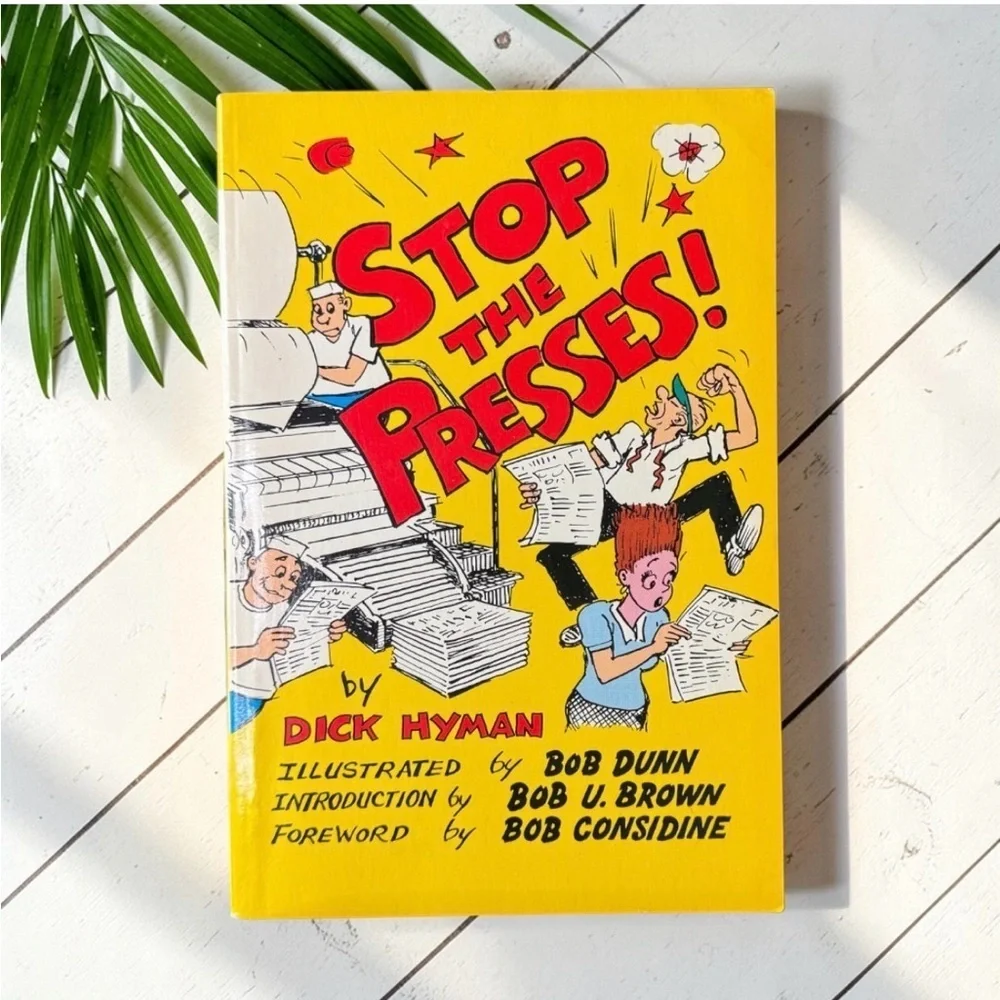 Vintage 1982 Stop the Presses! Humor Book Newspaper Typos Journalist Gift Funny